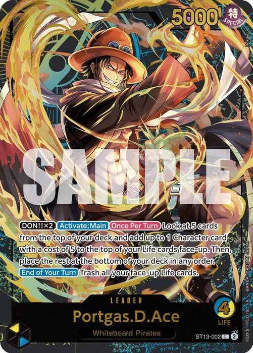 Portgas.D.Ace (Premium Card Collection -Leader Collection-) (ST13-002) (OP-PR)