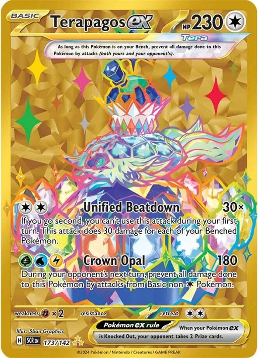 Image for Terapagos ex (173/142) (SCR) - Pokemon