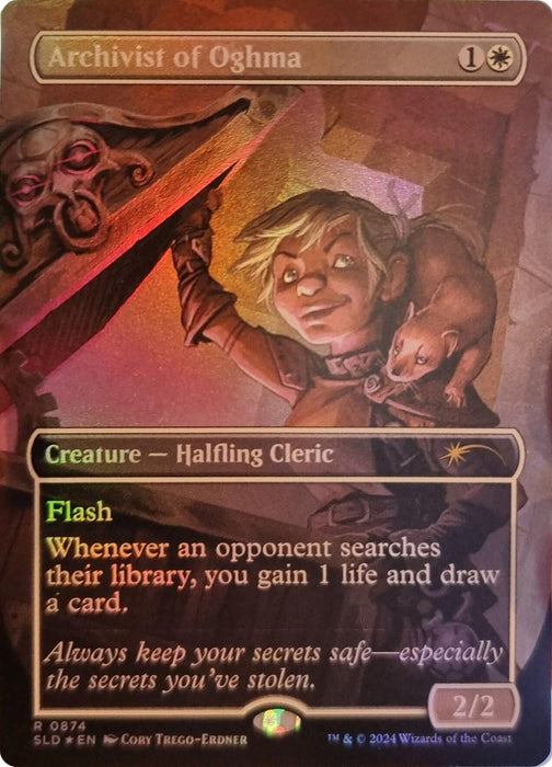 Image for Archivist of Oghma (Rainbow Foil) (874) (SLD) - Magic: The Gathering