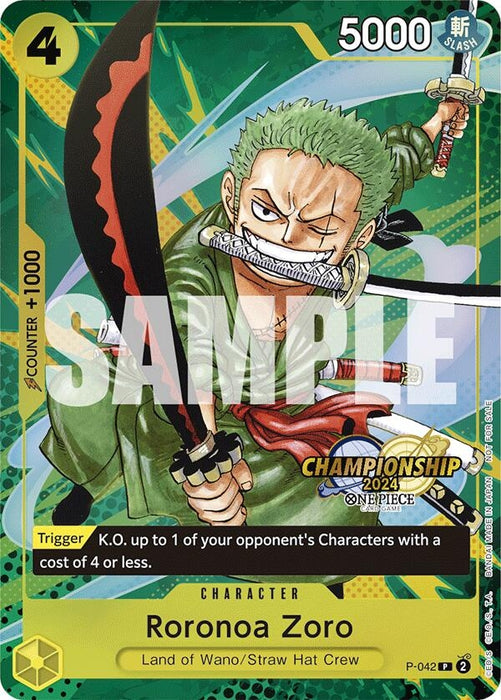 Roronoa Zoro (CS 2024 Event Pack) (P-042) (OP-PR)