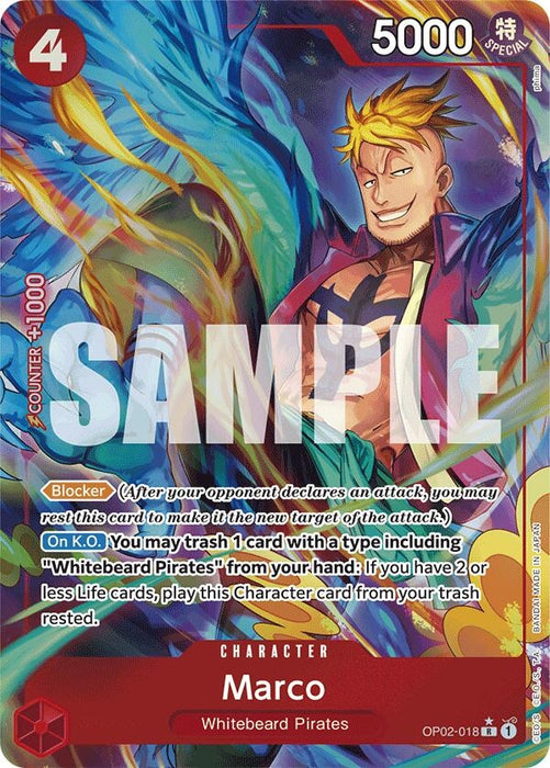 Marco (Alternate Art) (OP02-018) (PRB-01)
