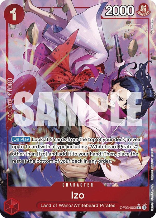 Izo (OP03-003) (Alternate Art) (OP03-003) (PRB-01)
