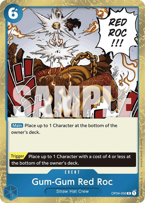 Gum-Gum Red Roc (Jolly Roger Foil) (OP04-056) (PRB-01)