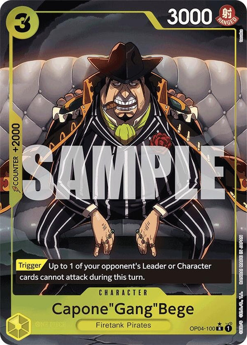 Capone"Gang"Bege (OP04-100) (Alternate Art) (OP04-100) (PRB-01)