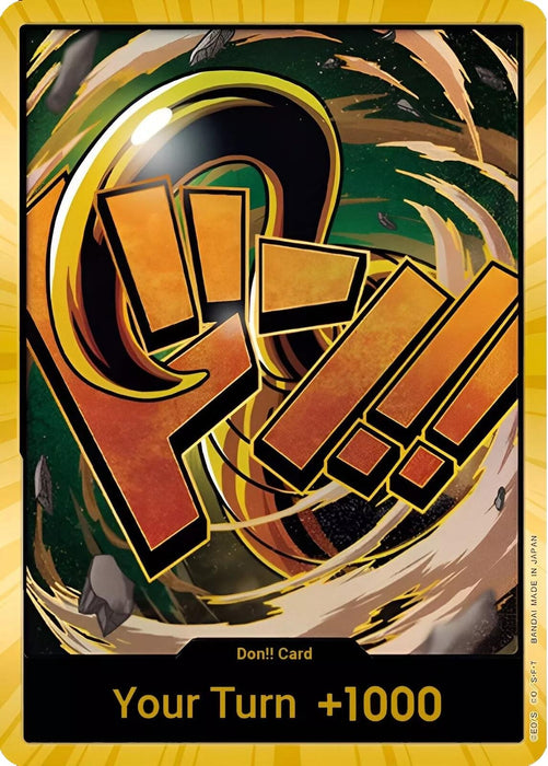 DON!! Card (Crocodile) (Gold) (PRB-01)