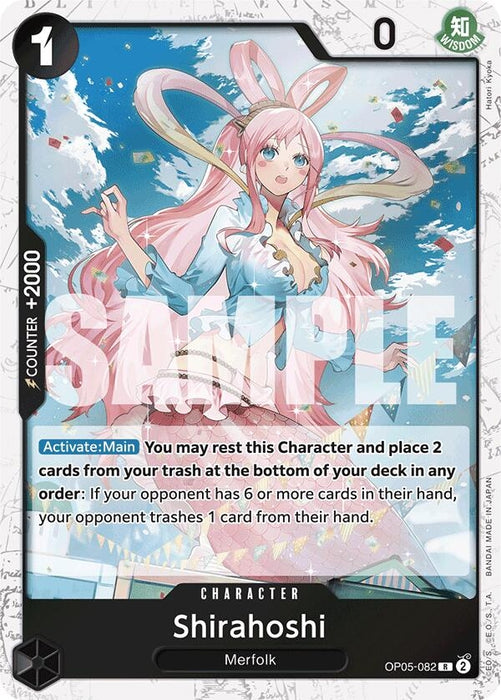 Shirahoshi (OP05-082) (Jolly Roger Foil) (OP05-082) (PRB-01)