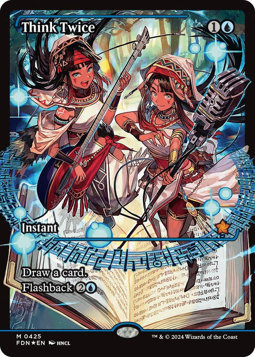 Image for Think Twice (Showcase) (425) (FDN) - Magic: The Gathering