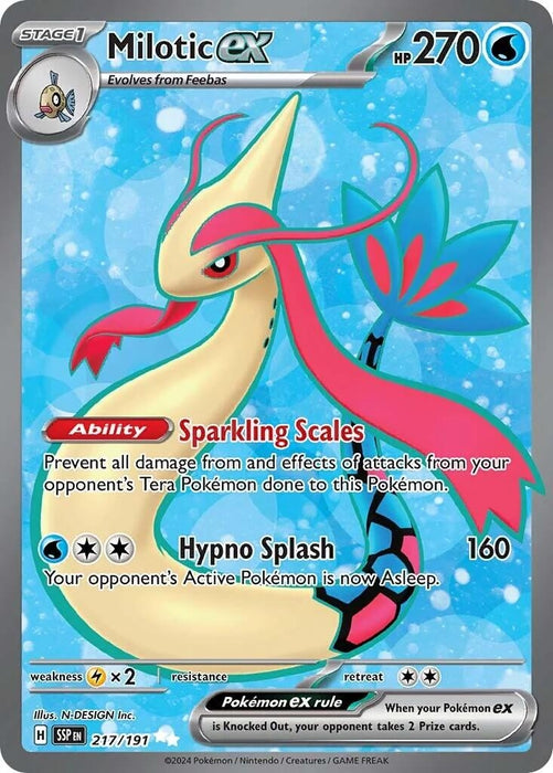 Image for Milotic ex (217/191) (SSP) - Pokemon