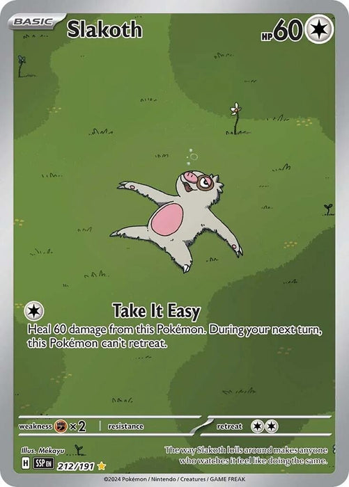 Image for Slakoth (212/191) (SSP) - Pokemon