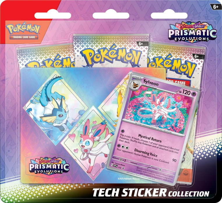 Pokémon TCG: Scarlet & Violet: Prismatic Evolutions Tech Sticker Collection (Sylveon)