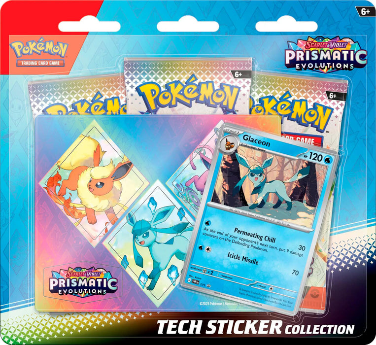 Pokémon TCG: Scarlet & Violet: Prismatic Evolutions Tech Sticker Collection (Glaceon)