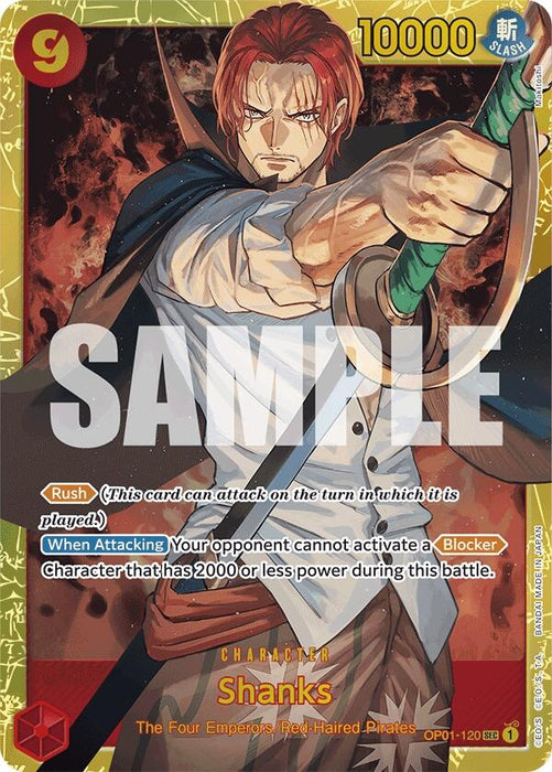 Shanks (OP01-120) (Reprint) (OP01-120) (PRB-01)