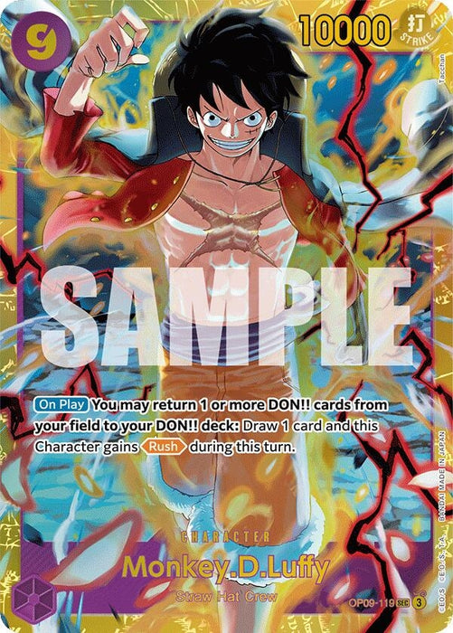 Image for Monkey.D.Luffy (119) (OP09-119) (OP09) - One Piece Card Game