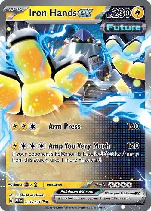 Image for Iron Hands ex (031/131) (PRE) - Pokemon