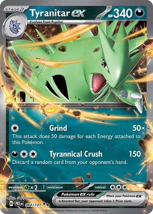 Tyranitar ex (064/131) (PRE)