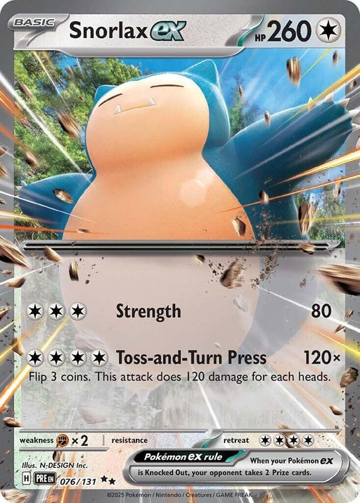 Image for Snorlax ex (076/131) (PRE) - Pokemon