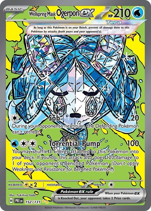 Image for Wellspring Mask Ogerpon ex (152/131) (PRE) - Pokemon