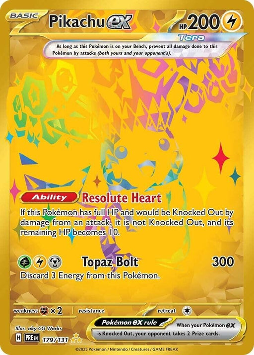 Image for Pikachu ex (179/131) (PRE) - Pokemon