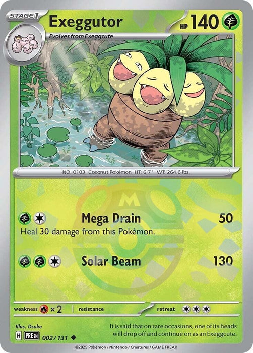 Exeggutor (Master Ball Pattern) (002/131) (PRE)