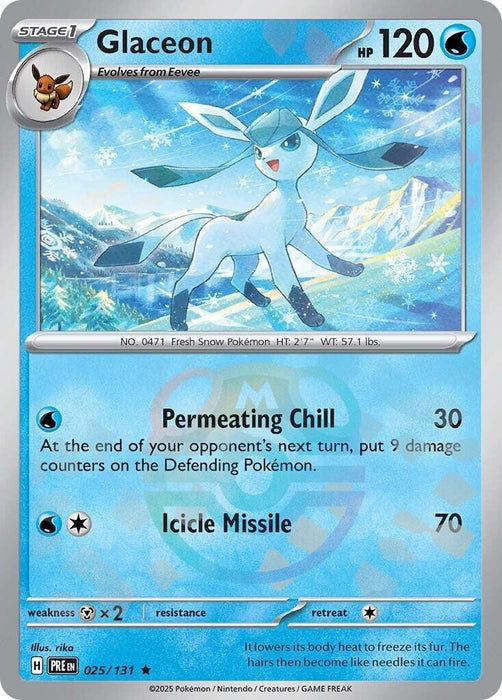 Glaceon (Master Ball Pattern) (025/131) (PRE)