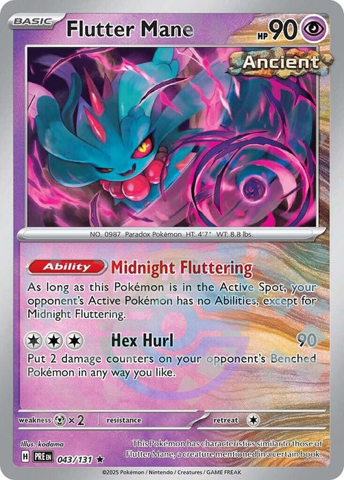 Flutter Mane (Master Ball Pattern) (043/131) (PRE)