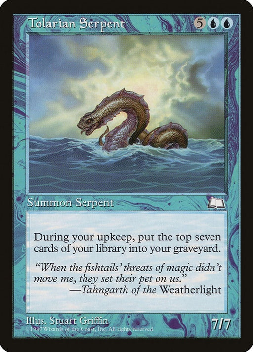 Image for Tolarian Serpent (WTH) - Magic: The Gathering