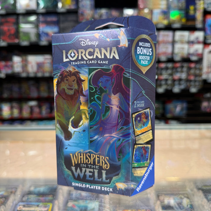 Disney Lorcana: Whispers in The Well - Starter Deck (Amber/Emerald)