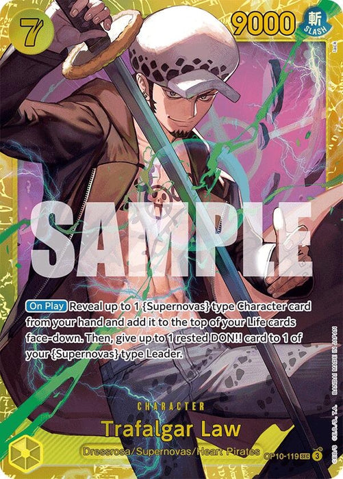 Image for Trafalgar Law (119) (OP10-119) (OP10) - One Piece Card Game