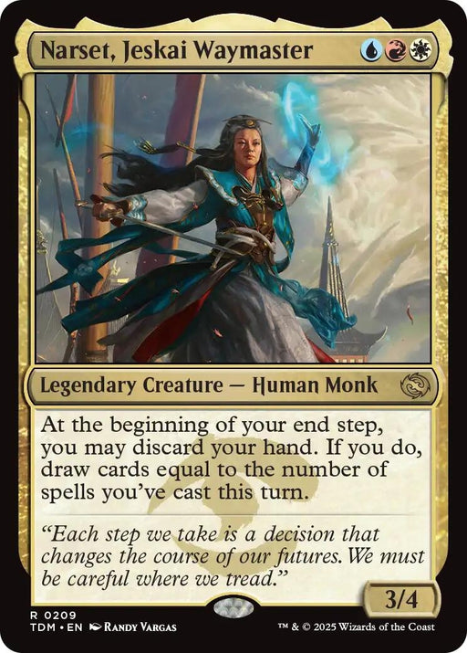 Image for Narset, Jeskai Waymaster (209) (TDM) - Magic: The Gathering