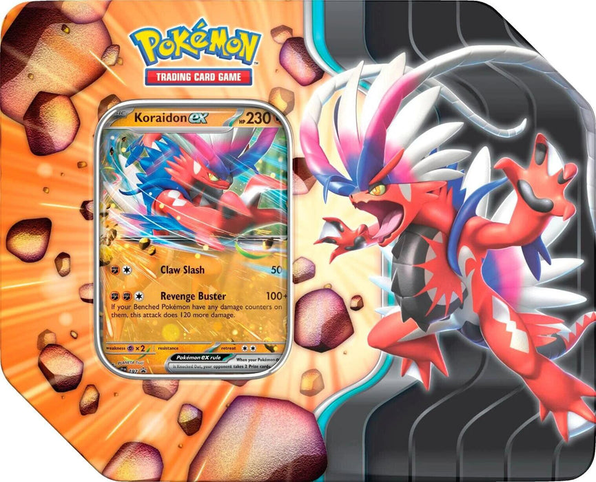 Pokémon TCG: Slashing Legends Tin (Koraidon ex) (Limit 1)