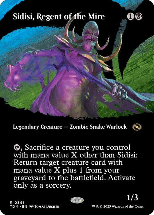 Image for Sidisi, Regent of the Mire (Borderless) (341) (TDM) - Magic: The Gathering
