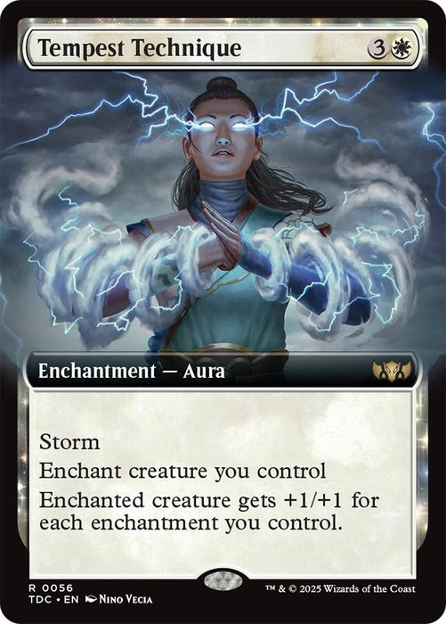 Image for Tempest Technique (Extended Art) (56) (TDC) - Magic: The Gathering