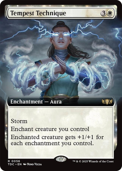 Image for Tempest Technique (Extended Art) (56) (TDC) - Magic: The Gathering