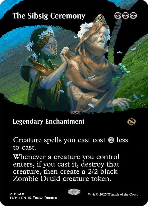 Image for The Sibsig Ceremony (Borderless) (340) (TDM) - Magic: The Gathering