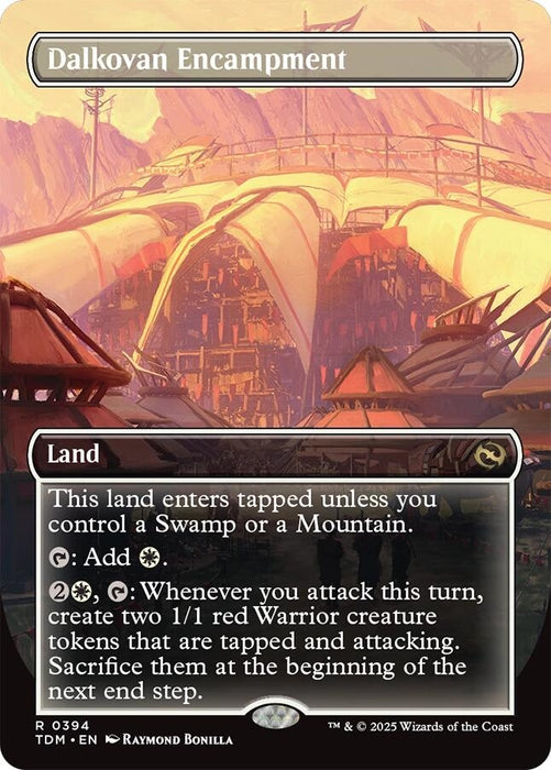Image for Dalkovan Encampment (Borderless) (394) (TDM) - Magic: The Gathering