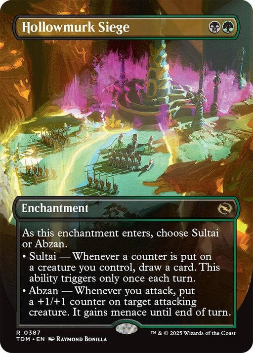 Image for Hollowmurk Siege (Borderless) (387) (TDM) - Magic: The Gathering