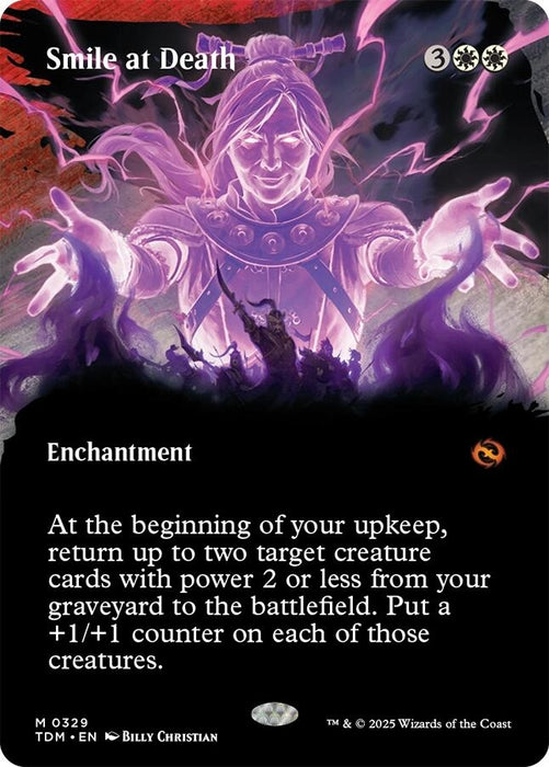 Image for Smile at Death (Borderless) (329) (TDM) - Magic: The Gathering