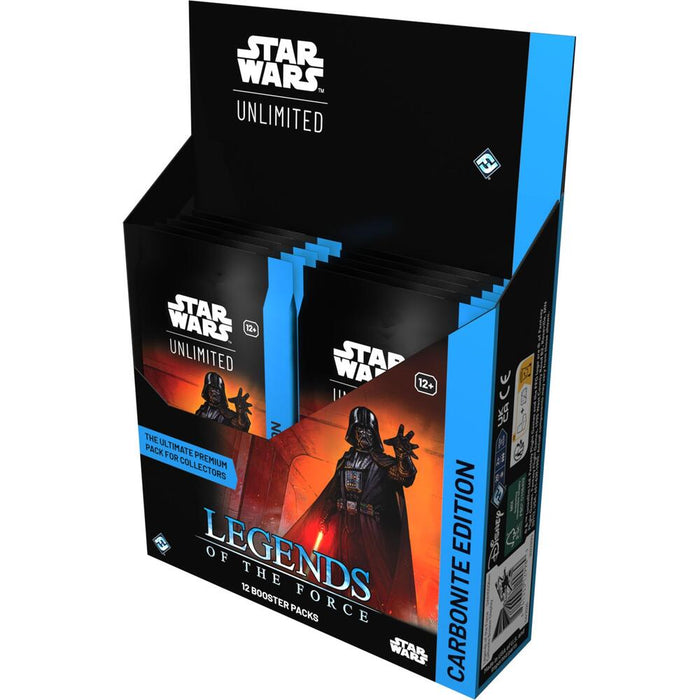 Star Wars: Unlimited - Legends of the Force Carbonite Edition Booster Display