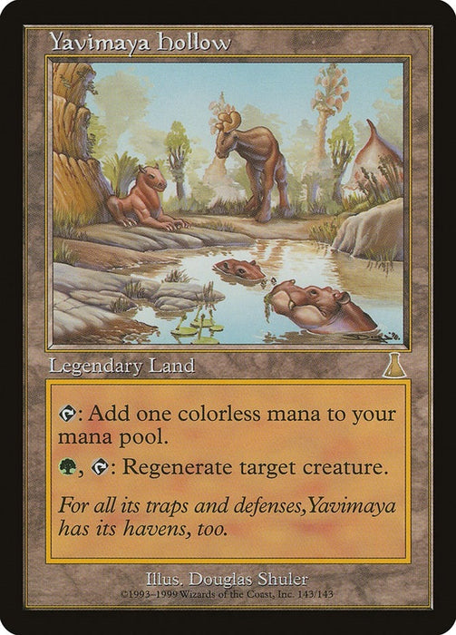 Image for Yavimaya Hollow (143) (UDS) - Magic: The Gathering