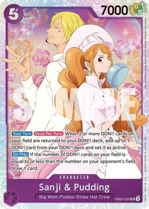 Sanji & Pudding (EB02-035) (EB-02)