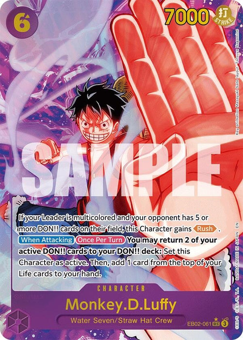 Monkey.D.Luffy (061) (Alternate Art) (EB02-061) (EB-02)