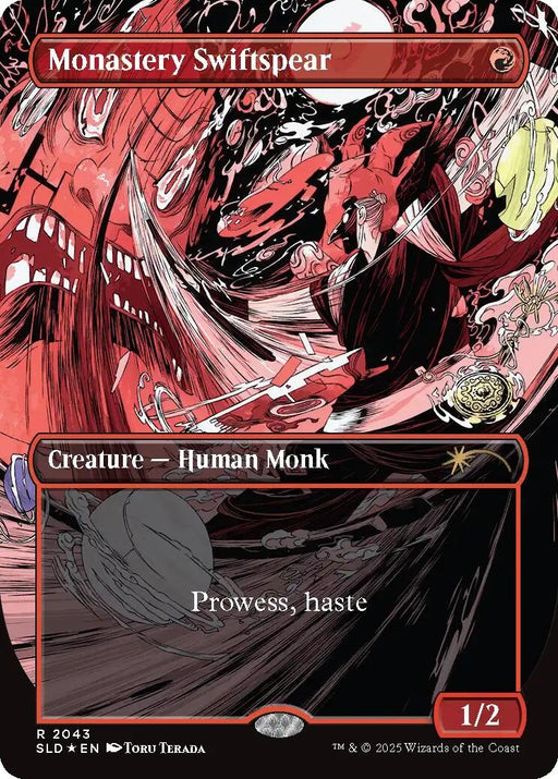Image for Monastery Swiftspear (2043) (Raised Foil) (2043) (SLD) - Magic: The Gathering