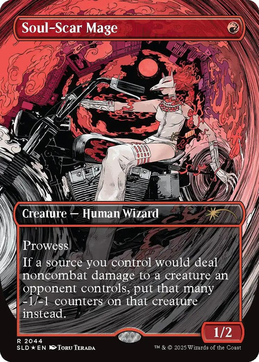 Image for Soul-Scar Mage (2044) (Raised Foil) (2044) (SLD) - Magic: The Gathering