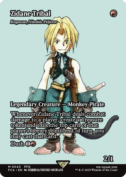 Zidane Tribal - Ragavan, Nimble Pilferer (Showcase) (43) (FCA)