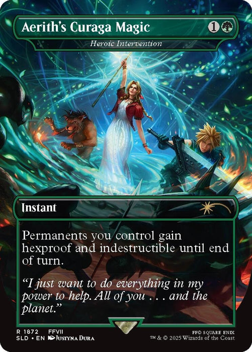 Aerith's Curaga Magic - Heroic Intervention (1872) (SLD)