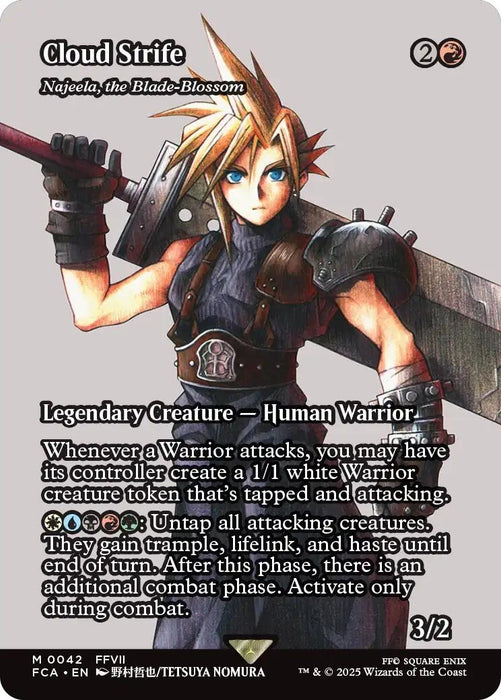 Cloud Strife - Najeela, the Blade-Blossom (Showcase) (42) (FCA)