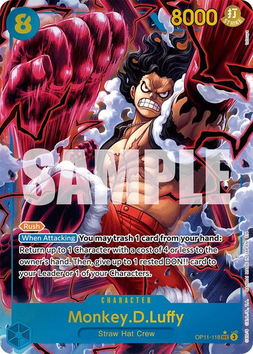Monkey.D.Luffy (118) (Alternate Art) (OP11-118) (OP11)