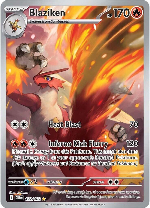 Image for Blaziken (192/182) (DRI) - Pokemon