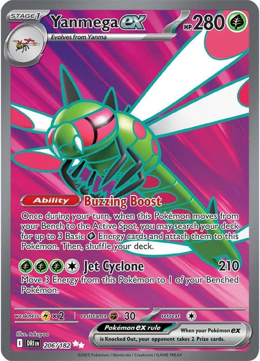 Image for Yanmega ex (206/182) (DRI) - Pokemon