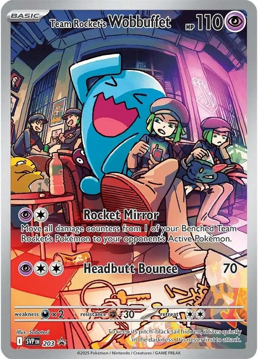 Image for Team Rocket's Wobbuffet (203) (SVP) - Pokemon